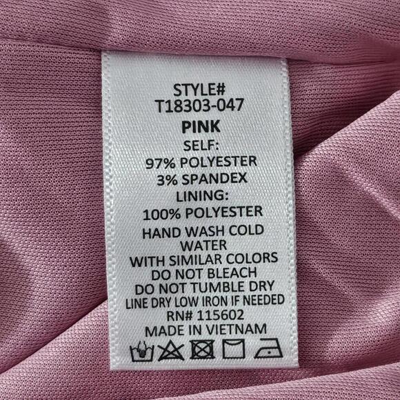 2/$30 NWOT Lush Pink Long Sleeve Square Neck Peasant Crop Blouse Size XXL - Picture 4 of 5